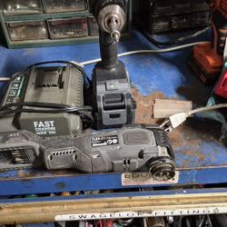 Flex 24 Volt Multitool Flex 24 Volt Drill Driver A  5 Amp New Batteryand Fast Charger