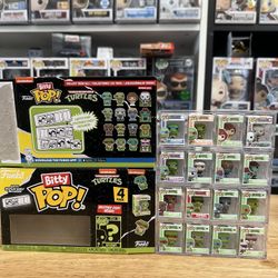 COMPLETE COLOR MULTIPACK SET TMNT BITTY Funko Pops Teenage Mutant Ninja Turtles