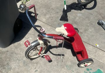 Red tricycle