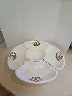 Treasure Craft Nina Pottery Lazy Susan 5 PC 