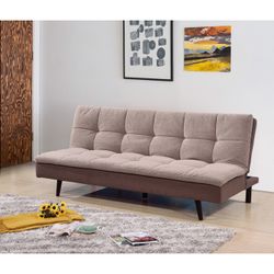 BROWN CLICK CLACK FUTON
