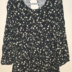 American Eagle Medium Oversized Open Back Blouse