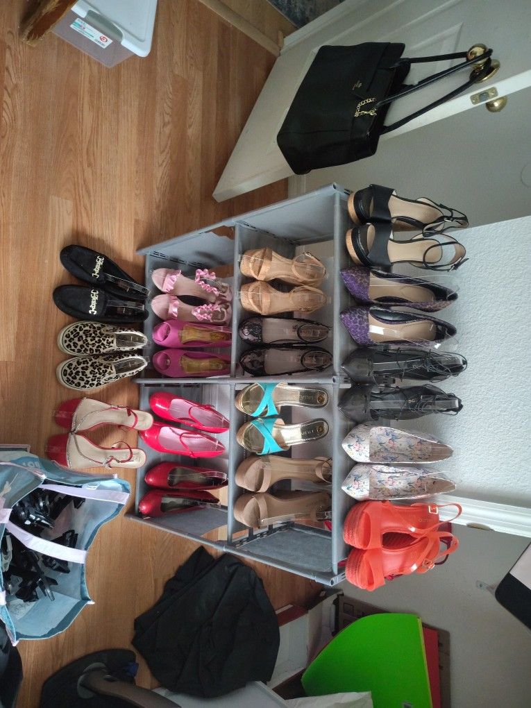 Assorted Shoes All Styles And Sizes.