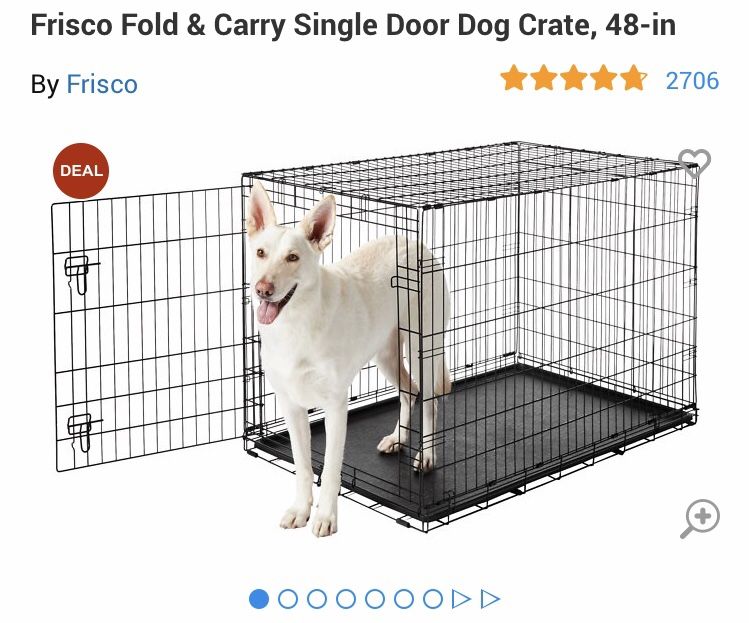 Xl Dog crate . Single door . Never used