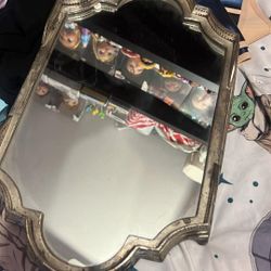 Vintage mirror tray