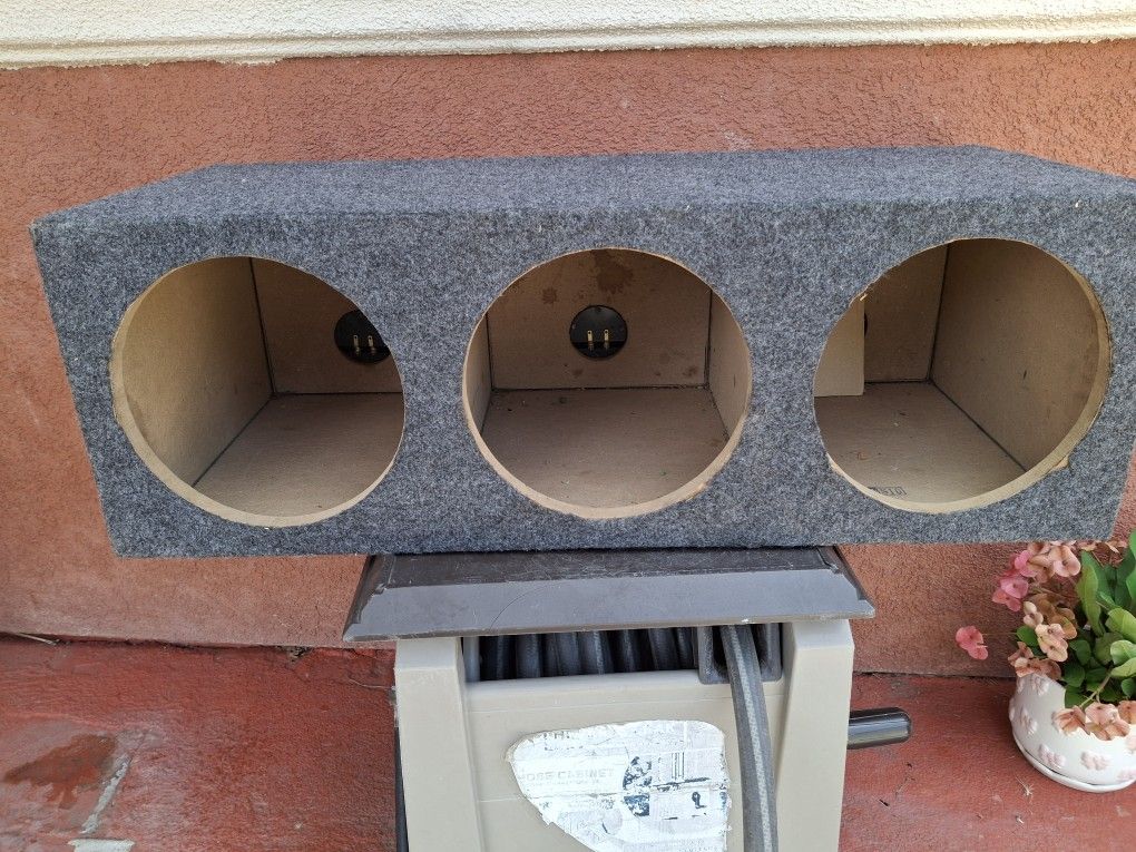 SPEAKERS BOX CAJA PARA 3 BOSINAS 10 INCHES GOOD CONDICIÓN ABLO ESPAÑOL