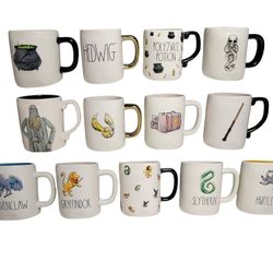 Lot Of 13 Rae Dunn Harry Potter Wizarding World Mugs 