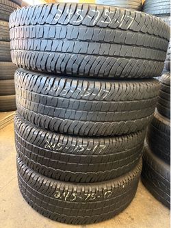 LT 245/75R17 Used Set Micheline LTX A/T2