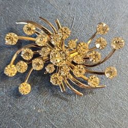 1940s Emmons "FIERY ICE" Brooch