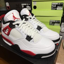 AIR JORDAN 4 RED CEMENT Sz 8 & 11.5