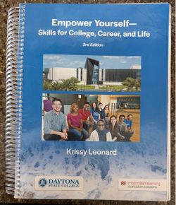 Empower Yourself Skills for College Career and Life 3rd Edition