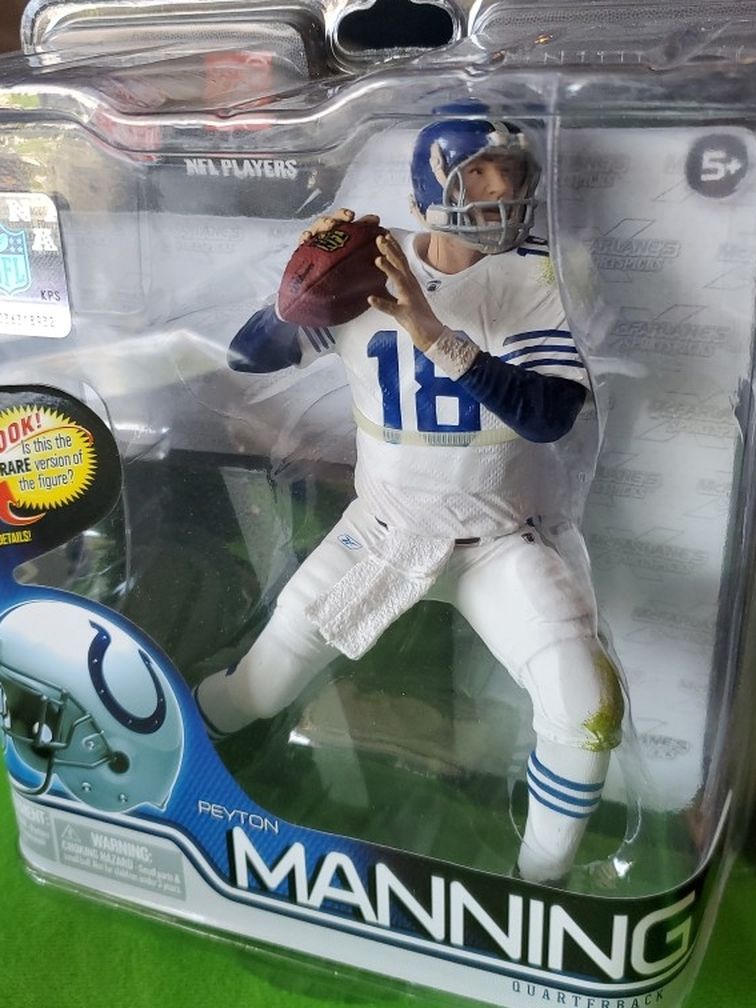 Limited Edition Mcfarlane Indianapolis COLTS Peyton Manning Action Figure For $25