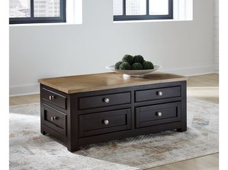 Drazmine Brown Lift-Top Coffee Table