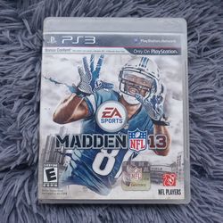 PS3 Madden NFL 13