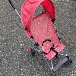 Rainbow Stroller With Canopy