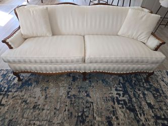 Beautiful,  1960s  Camelback  sofa,  excellent