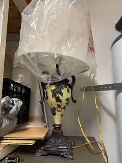table lamp with iron base