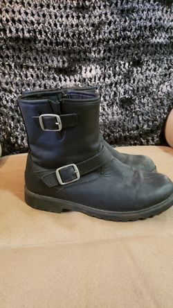 Girls Ugg biker style boots