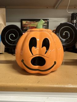 Mickey Halloween Cookie Jar