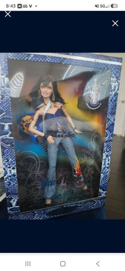 Hard rock collector Barbie  w pin