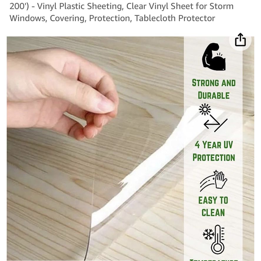 Vinyl Plastic Sheeting, Clear Vinyl Sheet for Sale in Portland, OR - OfferUp