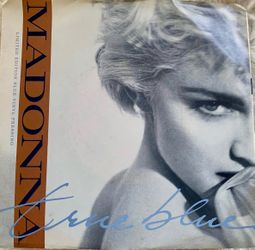 Madonna True Blue Promo Only 45 Blue Vinyl