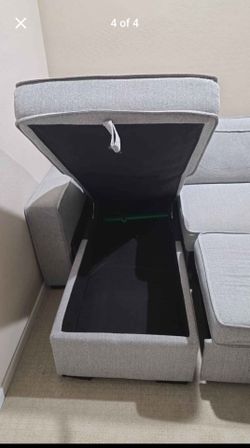 Grey pull out coach