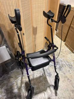ELENKER All-Terrain Upright Rollator Walker,