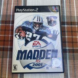 PlayStation 2 Madden 2001