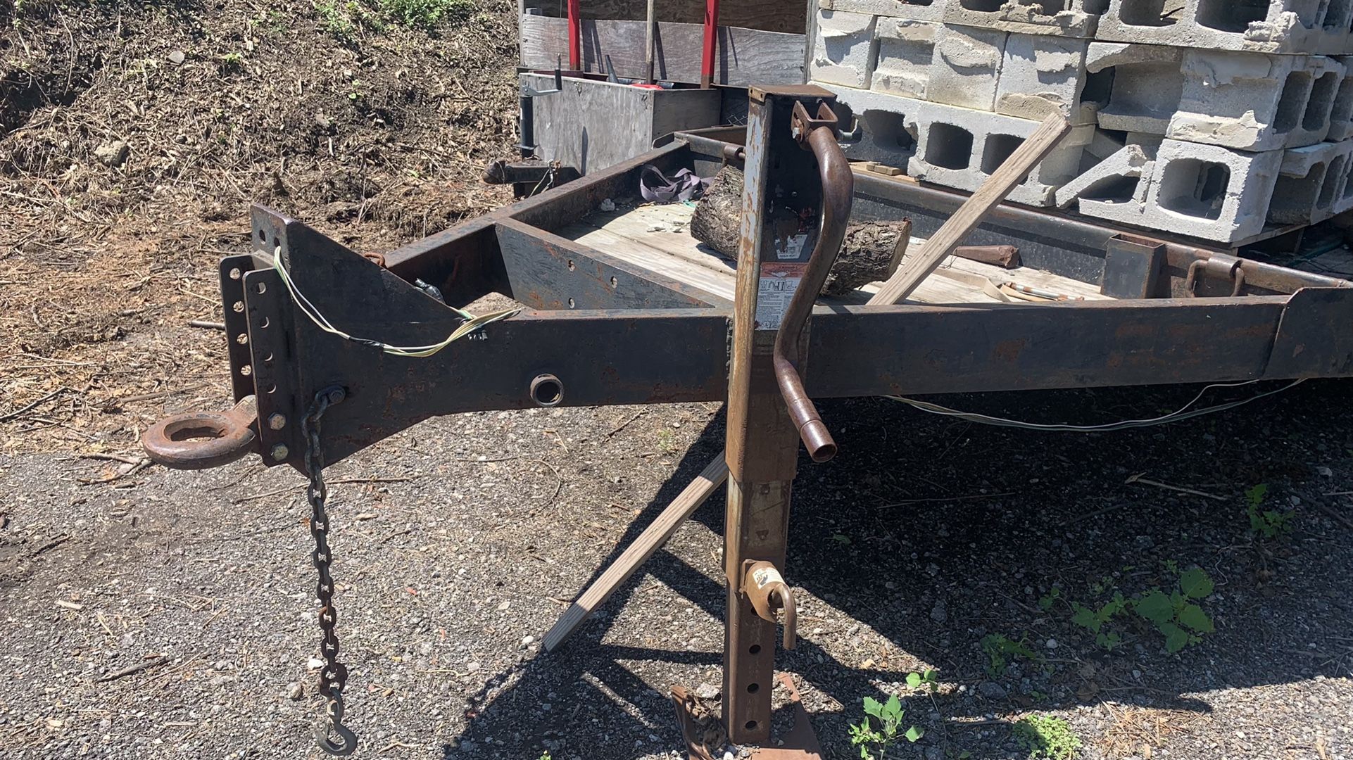 trailer platform 16” X 6”