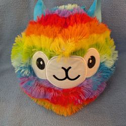 NEW! Furry Llama Rainbow Friendz Plush, 9" 