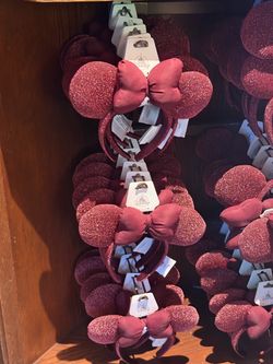 New 2026 Maroon Disney Ears