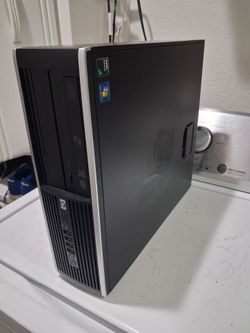 Hp desktop computer windows 10. good working condition.  AMD Athlon 824 processor.   Wifi adapter.  8 gb ram.  64 bit operating system.   dvd reader. 