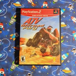 ATV Offroad Fury Complete CIB Sony Playstation 2 PS2 Game Disc Case Manual & Artwork