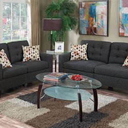 2 Pc Sofa And Loveseat 100 Day Finance Option 0 Down Payment