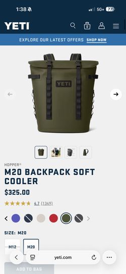 Yeti M20 BACKPACK SOFT COOLER