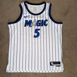 Orlando Magic Banchero #5 White NBA Jersey