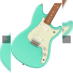 Fender Player Duo-Sonic SS Electric Guitar, Sea Foam Green, Pau Ferro Fingerboard MSRP $799