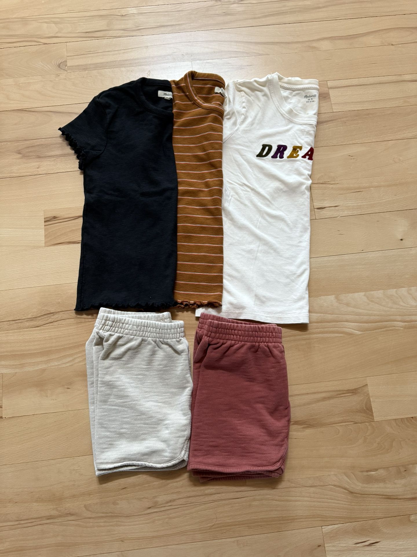 madewell top and shorts  small $10 for all