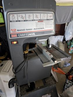 12 INCH
BAND SAW-SANDER、
Sears
CRAFTSMAN.