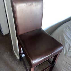 Brown Bar Chairs (set Of 2)