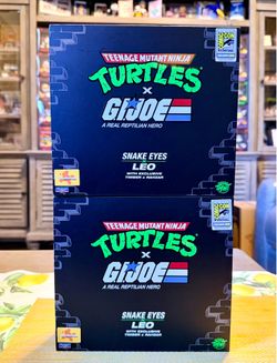 2026 SDCC EXCLUSIVE TMNT x GI JOE LEO W RAHZAR