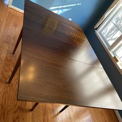 Kittinger Williamsburg Adaptation Mahogany Drop-Leaf Dining Table - Solid Wood Base!