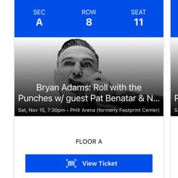 Concert tickets/ Floor Seats 