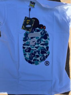 Bape Blue Milo Tee Medium