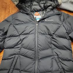 Used Columbia Omni-Heat Black Jacket Size M Womens, Dryer Heat Damage To The Fur