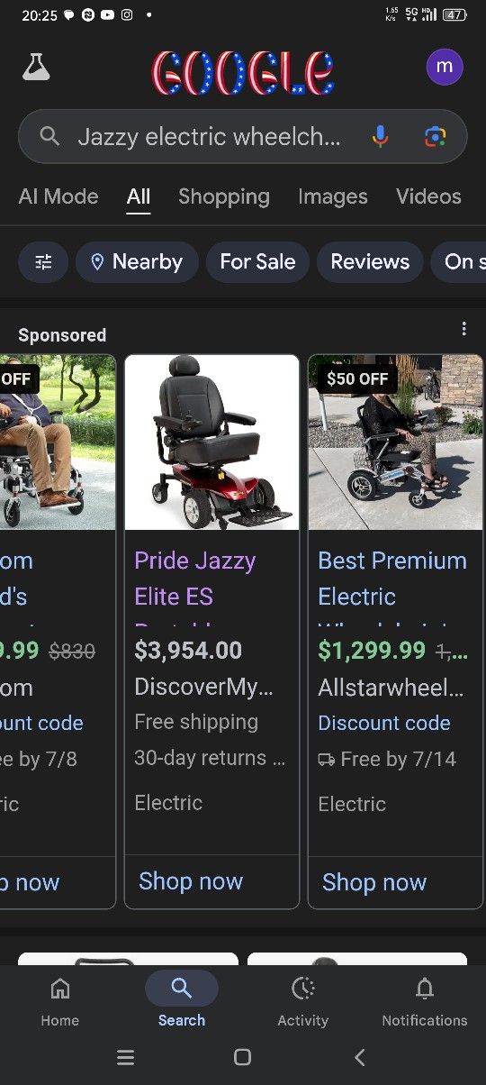 Jazzy Electric Wheelchair