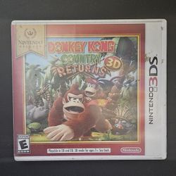 Donkey Kong Country Returns Nintendo 3DS