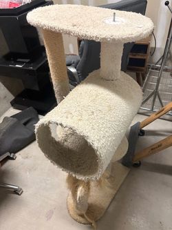 Cat Tree with Tunnel and Scratching Post