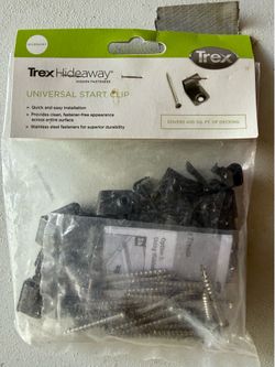 Trex hideaway universal start clips